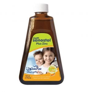 شربت مولتی سانستول پلاس زینک sanostol plus zinc