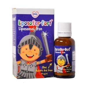 قطره لیپوزوفر فورت بی اس کی - liposofer fort - قطره آهن لیپوزوفر فورت - لیپوزوفر فورت - مکملی برای پیشگیری و درمان کم خونی کودکان