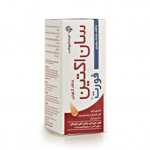 قطره آهن فورت سان اکتین کمک به تأمین آهن مورد نیاز روزانه در نوزادان و کودکان و جلوگیری از کمبود آهن بدون ایجاد لکه یا تغییر رنگ دندان کودک