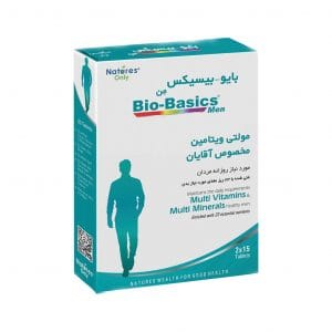 قرص بایوبیسیکس مولتی ویتامین مخصوص آقایان- تقویت سیستم ایمنی بدن- افزایش نشاط-شامل ویتامین های D3، E،A،C،K1،B1،B2،B5،B12،Zinc دیجی فارما