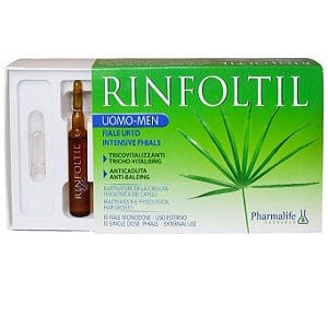 ویال رویش مجدد مو آقایان رینفولتیل فارمالایف،فعال کننده مجدد رویش مو و همچینین به ضخامت موها می افزاید-در تقویت موی سر و جلوگیری از ریزش موثر است.دیجی فارما