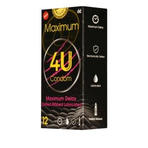 کاندوم تاخیری خاردار فور یو Maximum بسته 12تایی - کاندوم تاخیری خاردار فور یو Maximum - کاندوم تاخیری خاردار فور یو- کاندوم - کاندوم خاردار - کاندوم تاخیری
