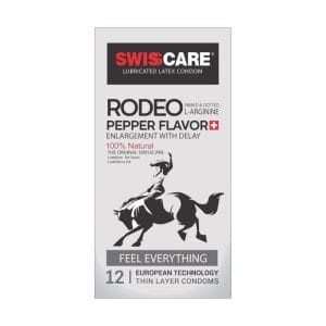 کاندوم سوئیس کر مدل RODEO بسته 12 عددی - کاندوم سوئیس کر مدل RODEO - کاندوم سوئیس کر- کاندوم خاردار - کاندوم بزرگ کننده - کاندوم