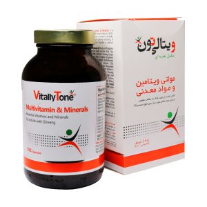 کپسول ژلاتینی نرم مولتی ویتامین و مینرال ویتالی تون 100 تایی