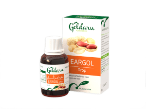 قطره گوش ایرگل گل دارو 12 میلی لیتر - قطره گوش ایرگل - حاوی روغن بادام، بادام زمینی و کافور - خروج آسان و راحت موم گوش - قطره برای گوش