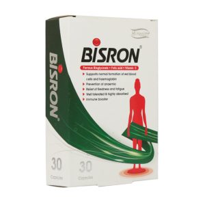 کپسول بیسرون های هلث 30 عدد - بیسرون - کپسول بیسرون - قرص بی سرون - کپسول بی سرون -Hi Health Bisron  -پیشگیری و درمان کم خونی ناشی از فقر آهن -