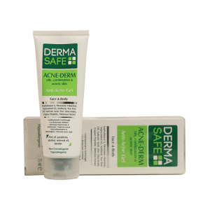 ژل آنتی آکنه درماسیف Derma Safe Acne Derm Anti Acne Gel - ژل آنتی آکنه درماسیف مناسب پوست های چرب، مختلط و دارای آکنه ۷۵ میلی لیتر - ژل آنتی جوش درماسیف