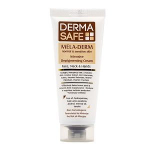 کرم روشن کننده درماسیف DERMASAFE MELA-DERM - کرم روشن کننده درماسیف مناسب پوست های معمولی و حساس ۲۵ میلی لیتر  - کرم روشن کننده درماسیف