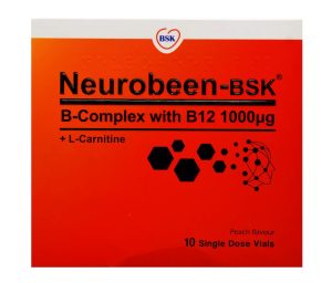 ویال نوروبیون 10 عددی بی اس کی - ویال نوروبیون -  neurobeen - نوروبیون - افزایش سوخت و ساز کربوهیدرات، چربی و پروتئین - تقویت پوست، مو و ناخن-ویال نوروبین خوراکی - فواید مصرف نوروبین - ویال نوروبیون 10 عددی بی اس کی -ویال خوراکی نوروبین - نوروبین