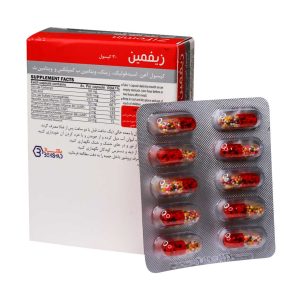 کپسول آهن زیفمین 30 عددی بهشاد دارو - کپسول آهن زیفمین - Zifemin - قیمت کپسول آهن زیفمین -کمک موثر در پیشگیری و درمان کم خونی ناشی از فقر آهن
