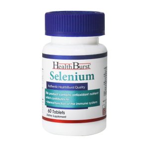 قرص سلنیوم هلث برست 60 عددی - قرص سلنیوم  - Selenium -حفظ کارکرد طبیعی و سالم غده تیروئید-پیشگیری از بیماری‌های قلبی عروقی-حفظ سلامت پوست، مو و ناخن