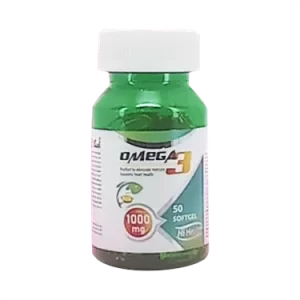 کپسول امگا 3 های هلث 1000 میلی گرم 50 عددی - Omega 3 1000 mg -حفظ سلامت قلب و عروق - تقویت سیستم ایمنی بدن -تقویت سیستم عصبی - روغن ماهی