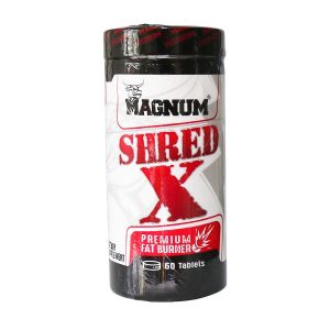 قرص چربی سوز شرد ایکس مگنوم 60 عددی -Shred X -افزایش انرژی و گرمای بدن-دارای ال کارنیتین و کافئین-دارای عصاره مواد طبیعی-افزایش متابولیسم-چربی سوزی