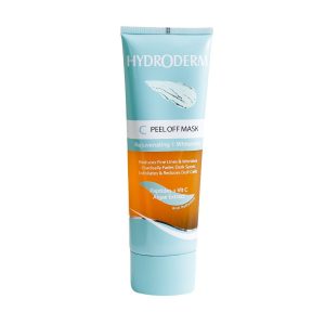 ماسک ورقه ای حاوی پپتید و ویتامین ث هیدرودرم - Hydroderm Vitamin C Peel Off Mask - برطرف کننده تدریجی انواع لک‌های تیره پوست