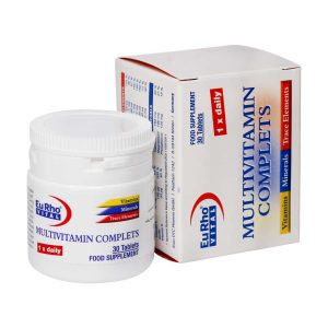 قرص مولتی ویتامین کامپلیت یوروویتال 30 عددی - Multivitamin Complets -حفظ سلامت پوست، مو و ناخن-تقویت و افزایش قدرت عضلانی-حفظ سلامت عمومی بدن