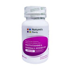 کپسول مولتی ویتامین و مینرال خانم های بالای 50 سال نیچرز پلنتی 60 عدد - Multivitamins And Minerals For Women Over 50 - پیشگیری از کم‌خونی و پوکی استخوان