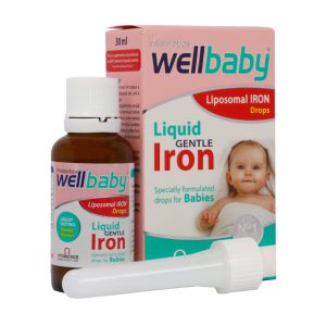 قطره آهن ول بیبی ویتابیوتیکس 30 میلی لیتر-Well Baby Liposomal Iron Drops-جلوگیری از آنمی ناشی از فقر آهن در نوزادان و کودکان -کمک به تامین آهن مورد نیاز بدن