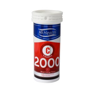 قرص جوشان ویتامین C 2000‌ های هلث با طعم پرتقال  10 عدد - تقویت و افزایش سطح ایمنی بدن -فاقد شکر و مناسب افراد دیابتی - پیشگیری و درمان سرما خوردگی