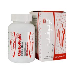 قرص کربوفایت کارن 120 عددی -  Carbofight - کاهش جذب کربوهیدرات پیچیده - ارتقاء سلامت عمومی -  کمک به کاهش وزن - قیمت قرص کربوفایت کارن