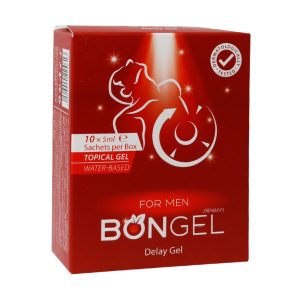ژل تاخیری بنژل مخصوص آقایان 10 ساشه 5 میلی لیتری -Bongel Delay Gel For Men -افزایش زمان و بهبود رابطه جنسی -جلوگیری کننده از عفونت و قارچ