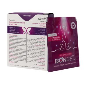 ژل لوبریکانت افزایش میل جنسی و روان کننده بنژل مخصوص بانوان 10ساشه 5 میلی لیتری -Bongel Intimacy And Lubricant Gel - احساس درد کمتر - خنک کننده