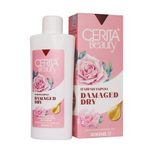 شامپو مناسب موهای خشک و آسیب دیده سریتا بیوتی 200 میلی لیتر - Cerita Beauty Damaged And Dry Hair Shampoo - تقویت و تغذیه موهای آسیب دیده در اثر رنگ یا دکلره