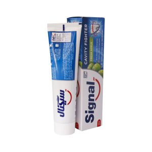 خمیر دندان ضد‌ پوسیدگی سیگنال با طعم سیب 100 میلی لیتر - Signal Cavity Fighter Fresh Apple Flavor - کمک به ترمیم اولین نشانه های پوسیدگی دندان