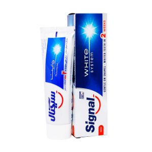 خمیر دندان سفید کننده وایت سیستم سیگنال 75 میلی لیتر - Signal White System Toothpaste 75 ml - پیشگیری از ایجاد بوی نامطبوع دهان