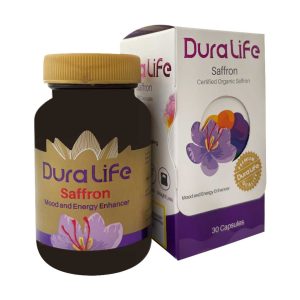 کپسول سافرون دورالایف فاران شیمی 30 عدد - Duralife Saffron - بهبود حافظه و عملکرد مغزی - افزایش دهنده میل جنسی - کنترل اشتها و کاهش وزن