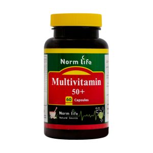 کپسول مولتی ویتامین بالای 50 سال نورم لایف 60 عدد - Norm Life Multivitamin Up 50 Years -حفظ سلامت استخوان - تقویت سیستم ایمنی - سلامت قلب و عروق