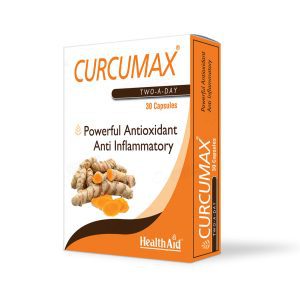 کپسول کورکومکس هلث اید ۳۰ عدد - Health Aid Curcumax - قیمت کپسول کورکومکس هلث اید - تقویت سیستم ایمنی - بهبود عملکرد مغز - کاهش التهاب-پیشگیری از سرطان
