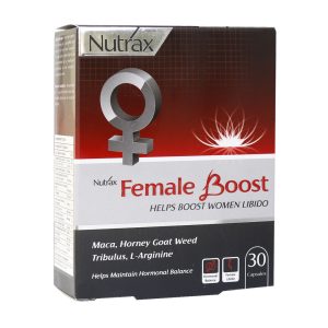 کپسول فیمیل بوست نوتراکس ۳۰ عدد - قیمت کپسول فیمیل بوست نوتراکس ۳۰ عدد - Nutrax Famale Boost - تقویت باروری بانوان - کاهش علائم یائسگی -