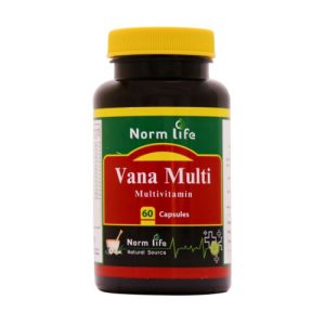 کپسول وانا مولتی نورم لایف 60 عدد - Norm Life Vana Multi 60 Capsules - قیمت کپسول وانا مولتی نورم لایف 60 عدد - مولتی ویتامین