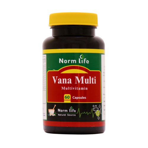 کپسول وانا مولتی نورم لایف 60 عدد - Norm Life Vana Multi 60 Capsules - قیمت کپسول وانا مولتی نورم لایف 60 عدد - مولتی ویتامین