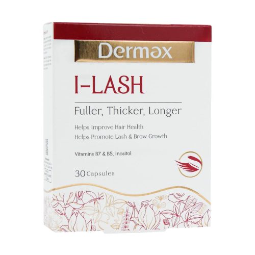 کپسول آی‌ لش درمکس 30 عددی - قیمت کپسول آی‌ لش درمکس 30 عددی - Dermax I Lash 30 Caps- مکمل مخصوص پوست و مو و ناخن  - کپسول آی‌ لش