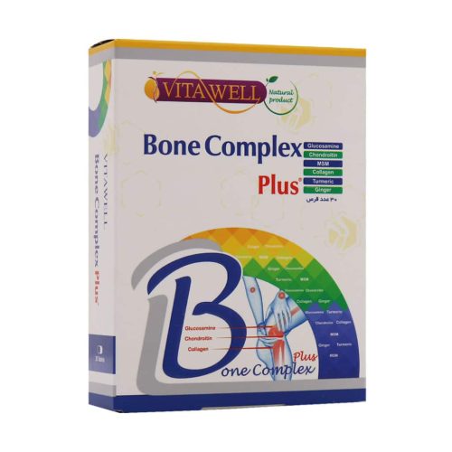 قرص بن کمپلکس پلاس ویتاول 30 عدد - قیمت قرص بن کمپلکس پلاس ویتاول 30 عدد - Vitawell Bone Complex Plus - مکمل مخصوص مفاصل و استخوان ها و درمان آرتروز