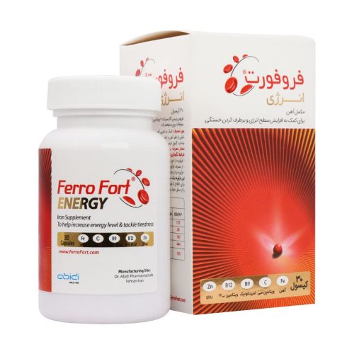 کپسول آهن فروفورت انرژی عبیدی 30 عددی - قیمت کپسول آهن فروفورت انرژی عبیدی 30 عددی - Abidi Ferro Fort Energy 30 Caps
