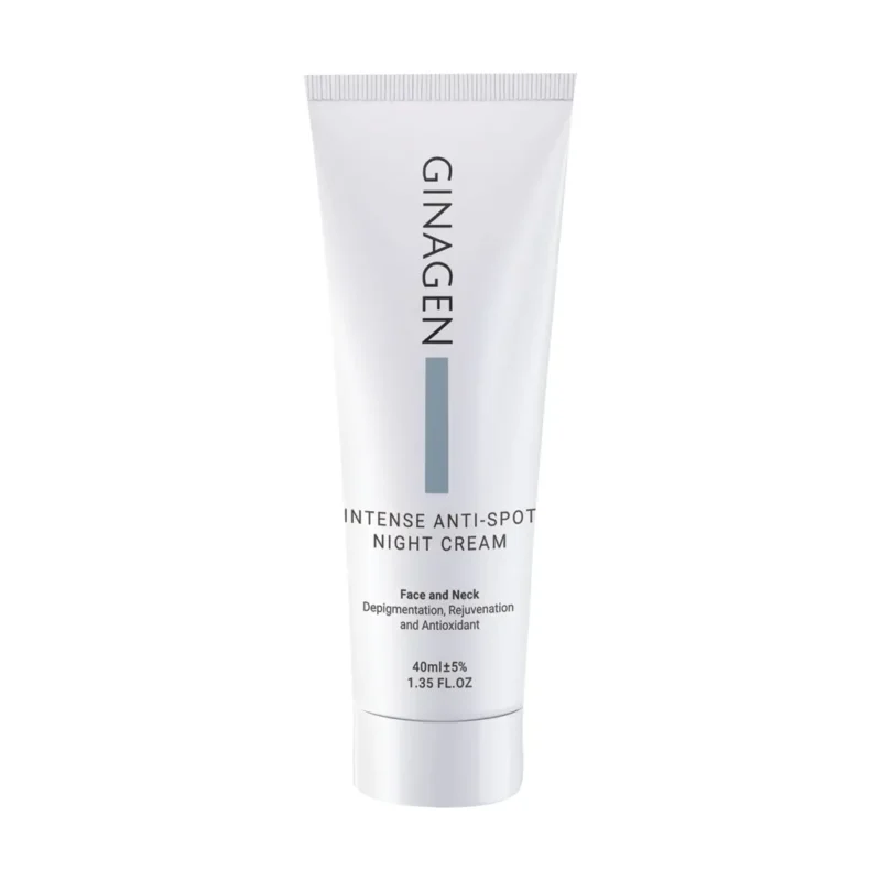 کرم شب مناسب رفع لک صورت و گردن ژیناژن ۴۰میلی گرم - Ginagen Intense Anti Spot Night Cream 40 ml