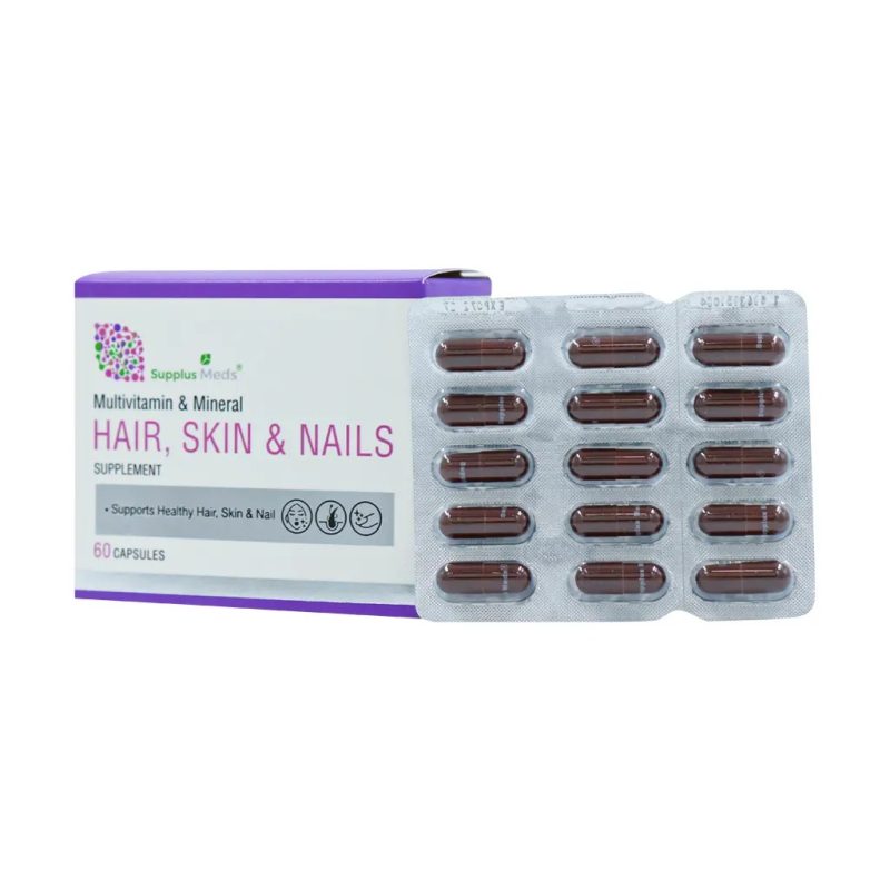 مولتی ویتامین مینرال پوست و مو و ناخن Supplus Meds Multivitamin and Mineral