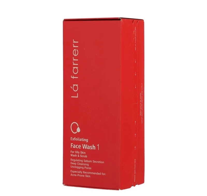 ژل شستشوی صورت با اثر لایه برداری پوست های چرب 1 Exfoliating Face Wash 1 For Oily Skin
