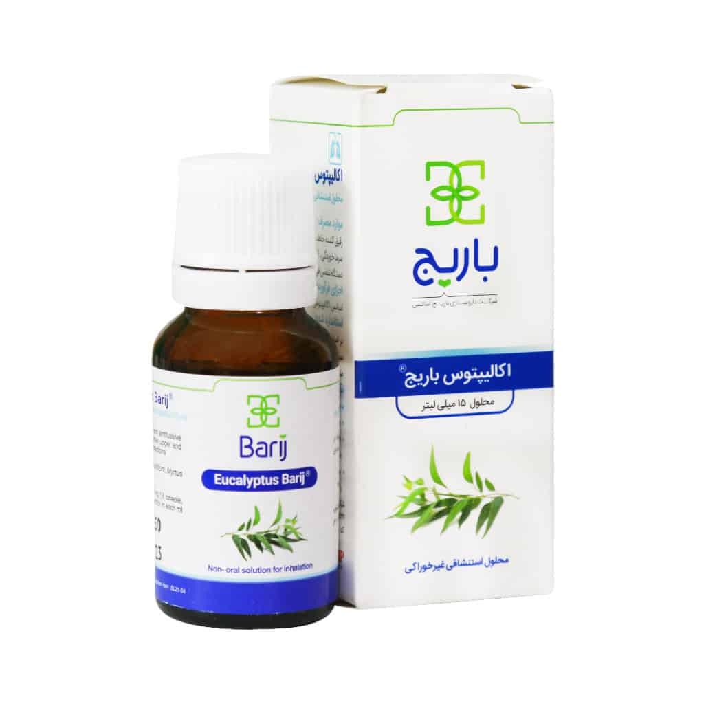قطره بخور اکالیپتوس ضد احتقان بینی مصرف به صورت استنشاقی