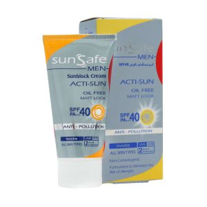 کرم ضدآفتاب آقایان سان سیف SPF40